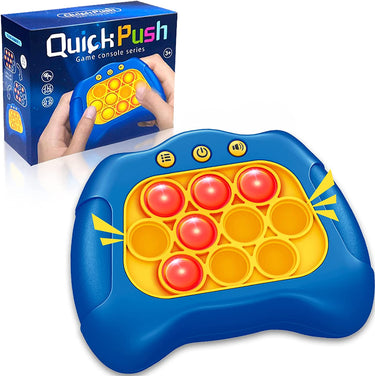 Light-Up Squeeze Poppet Sensory Push Pop Bubble Toy